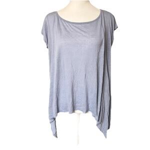 NWT Pins & Needles Womens XS Tee Oversized Top Sleeveless Shirt Linen Blouse